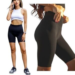 Germano NY Sculpting Bike Shorts size XS - Set of 2 in Black